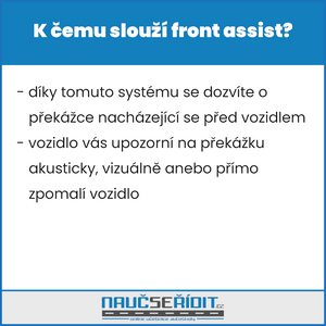 k čemu slouží front assist