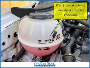 kontrola chladící kapaliny