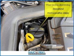 kontrola motorového oleje