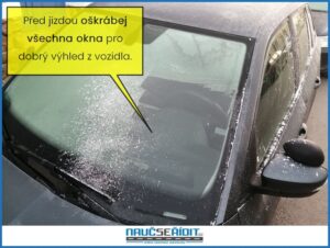 Kontrola výhledu z vozidla