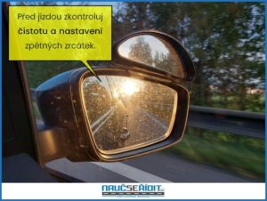 kontrola čistoty zrcátek